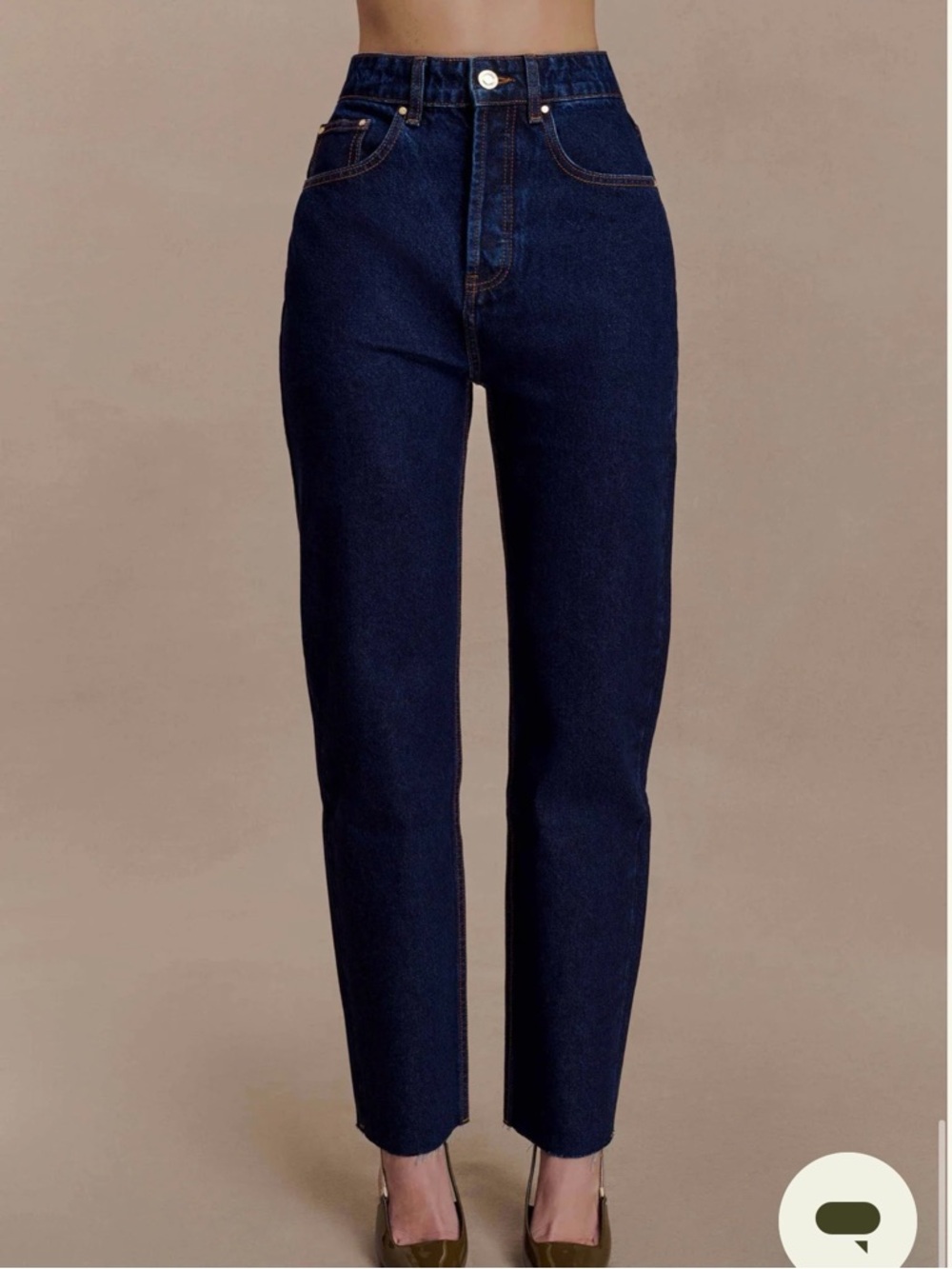 Meshki Tina Mom Jean - Indigo Blue